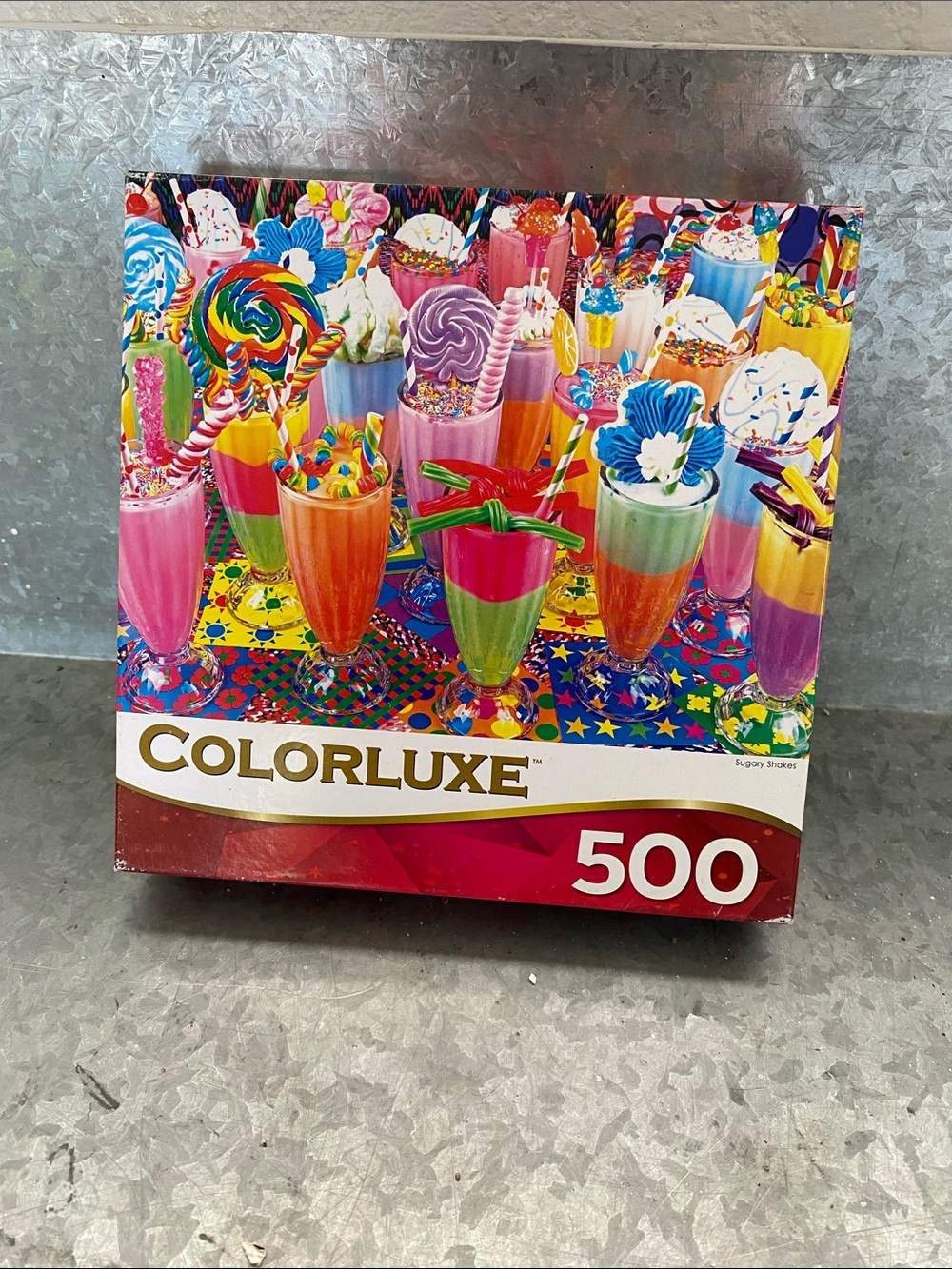 500-Piece Puzzle – Vibrant Multicolor Party Design